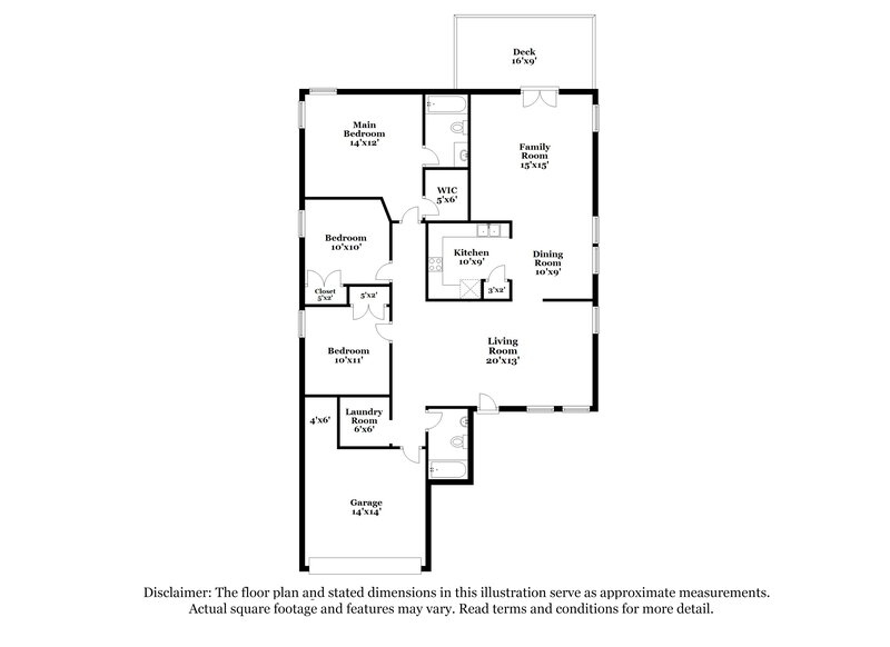 1,810/Mo, 11326 Northwoods Forest Dr Charlotte, NC 28214 Floorplan View