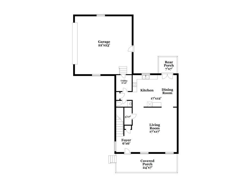 1,975/Mo, 1219 Piney Church Rd Concord, NC 28025 Floor Plan View
