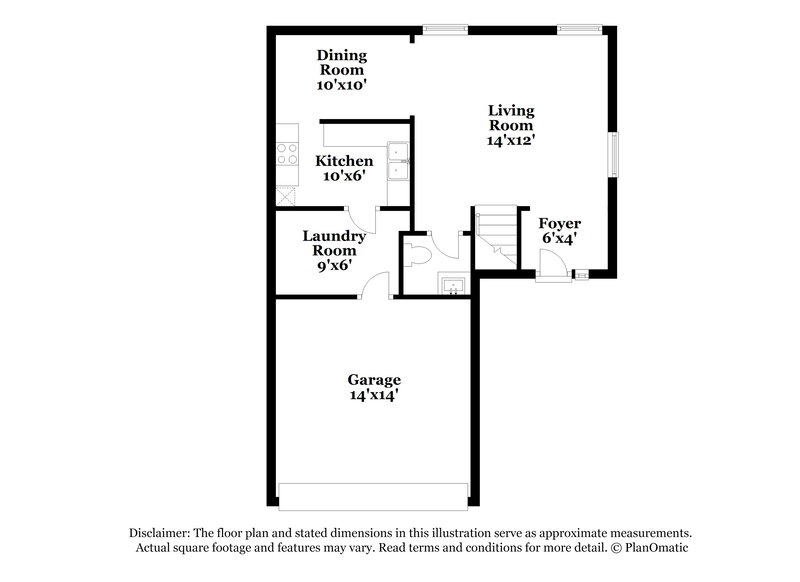1,890/Mo, 10021 Green Hedge Ave Charlotte, NC 28269 Floor Plan View