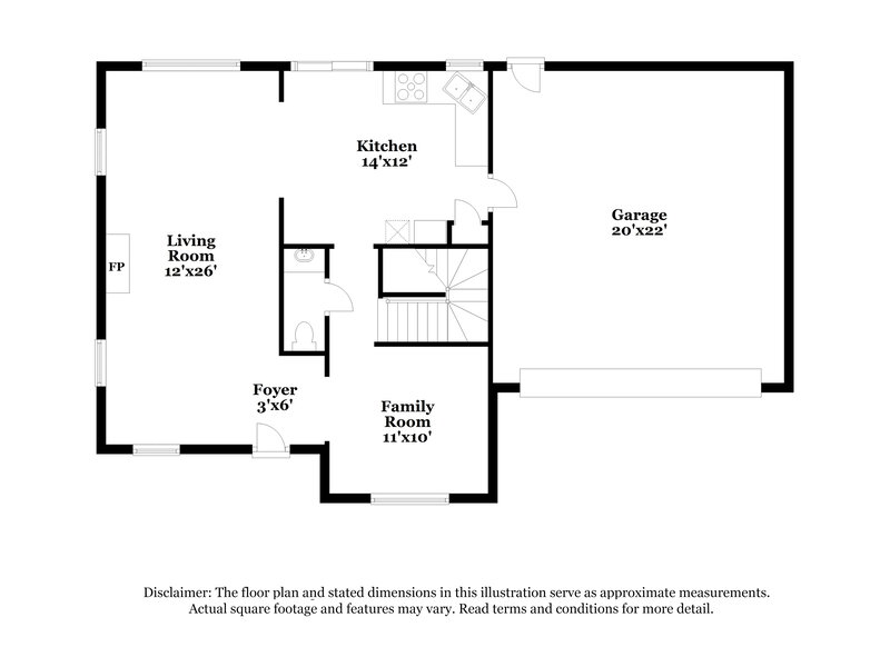 2,000/Mo, 2954 Hawick Commons Dr Concord, NC 28027 Floor Plan View 2