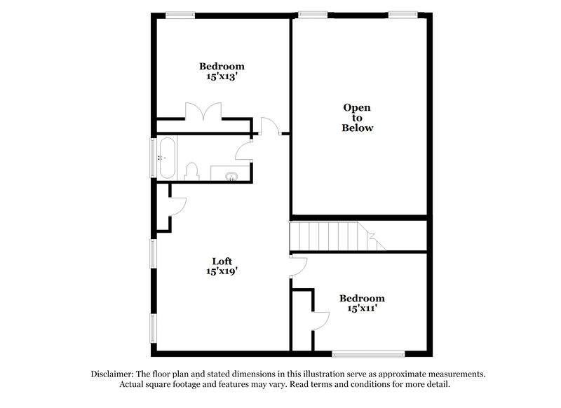 1,960/Mo, 15132 Oldcorn Ln Charlotte, NC 28262 Floor Plan View 2