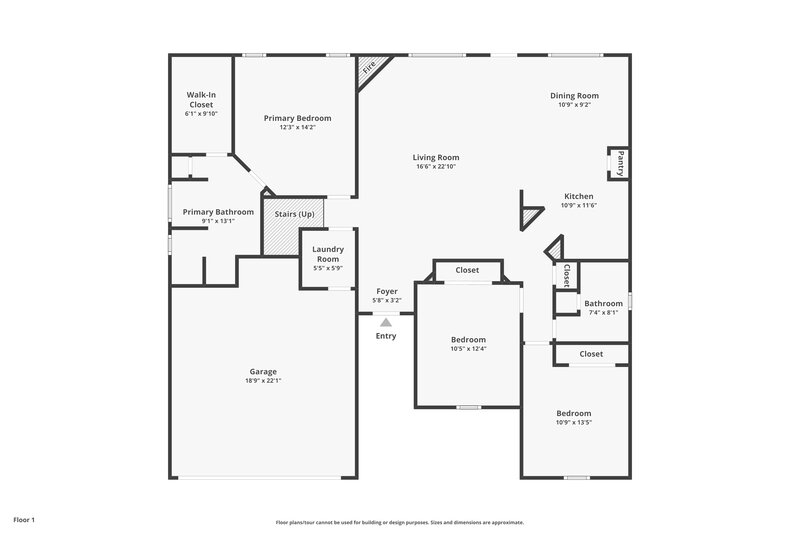 2,055/Mo, 1013 Tiger Eye Ave Indian Trail, NC 28079 Floor Plan View
