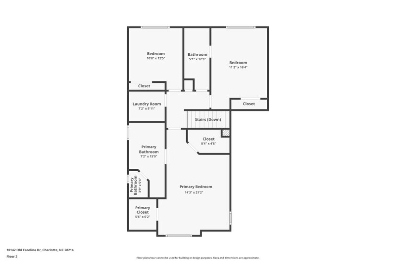 2,015/Mo, 10142 Old Carolina Dr Charlotte, NC 28214 Floor Plan View 2