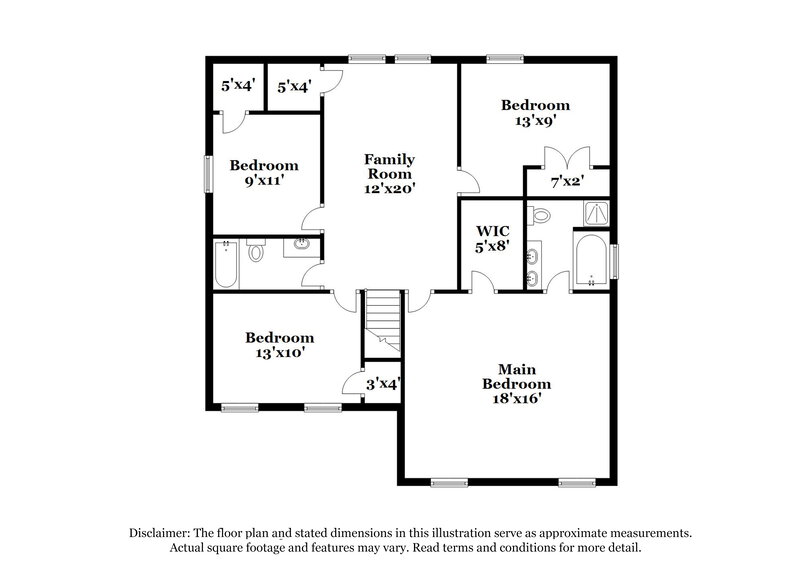 2,290/Mo, 4503 Clymer Ct Charlotte, NC 28269 Floor Plan View 2