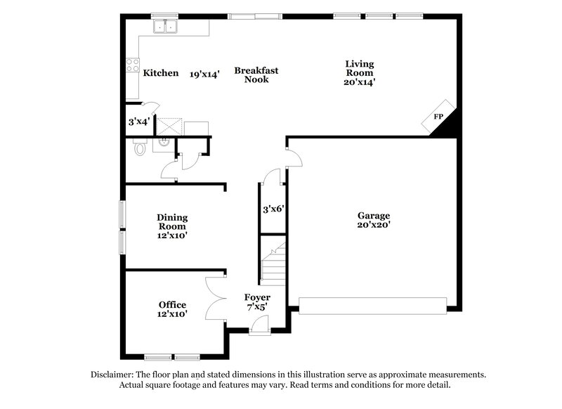 2,180/Mo, 1019 Yellow Bee Rd Indian Trail, NC 28079 Floorplan View