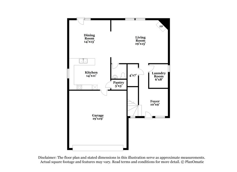 2,225/Mo, 5824 Kelden Walker Ln Charlotte, NC 28269 Floor Plan View