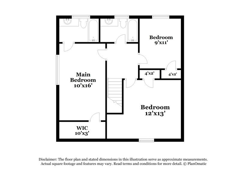 1,815/Mo, 12726 Candle Leaf Ct Charlotte, NC 28269 Floor Plan View 2