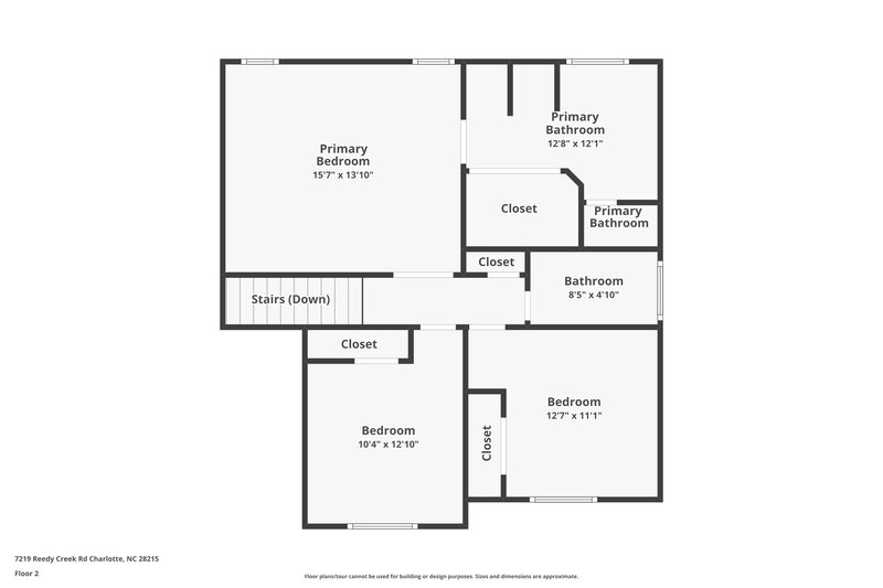 1,930/Mo, 7219 Reedy Creek Rd Charlotte, NC 28215 Floor Plan View 2