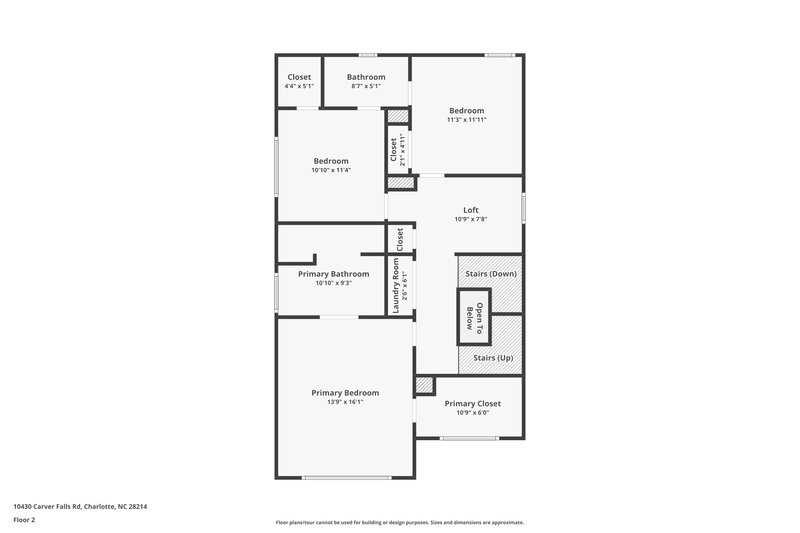2,145/Mo, 10430 Carver Falls Rd Charlotte, NC 28214 Floor Plan View 2
