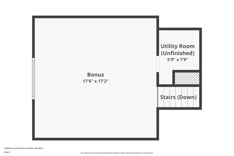 2,145/Mo, 10430 Carver Falls Rd Charlotte, NC 28214 Floor Plan View 3