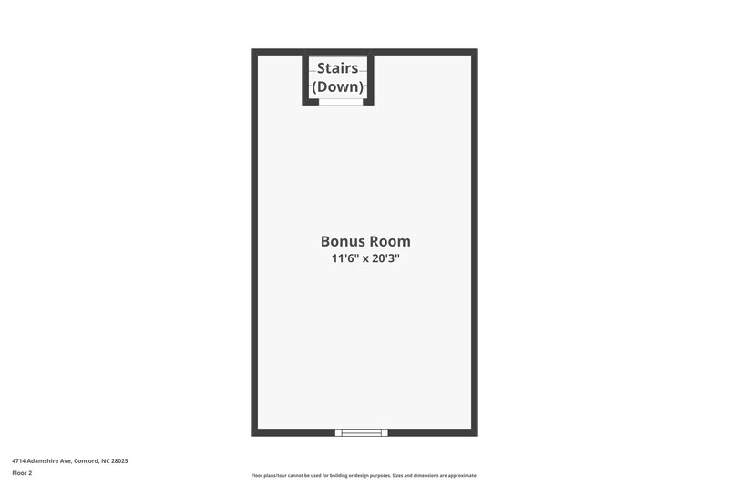 1,950/Mo, 4714 Adamshire Ave Concord, NC 28025 Floor Plan View 2