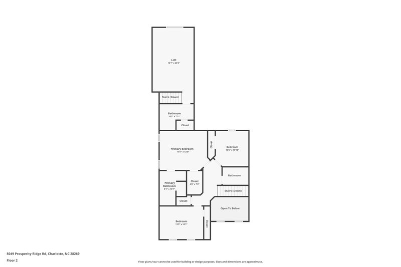 2,180/Mo, 5049 Prosperity Ridge Rd Charlotte, NC 28269 Floor Plan View 2