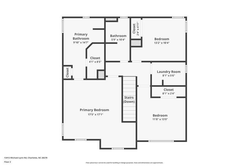 2,235/Mo, 13412 Michael Lynn Rd Charlotte, NC 28278 Floor Plan View 2