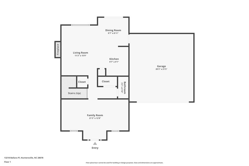 2,195/Mo, 13218 Ballara Pl Huntersville, NC 28078 Floorplan View