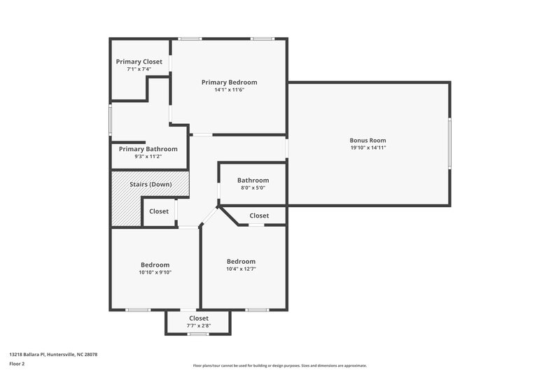 2,195/Mo, 13218 Ballara Pl Huntersville, NC 28078 Floorplan View 2
