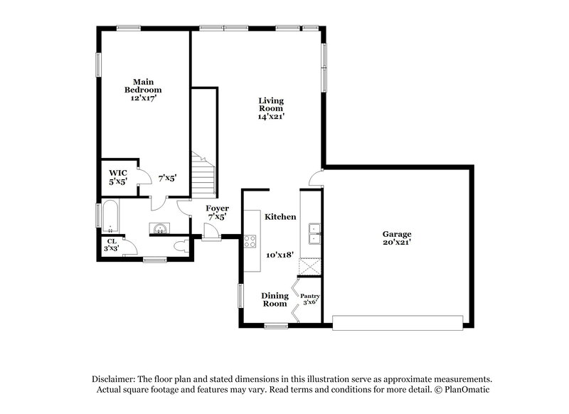 1,900/Mo, 8400 Woodford Bridge Dr Charlotte, NC 28216 Floorplan View