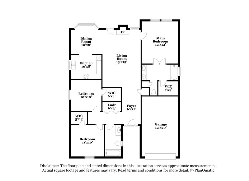 2,175/Mo, 10342 Battle Ct Charlotte, NC 28215 Floorplan View