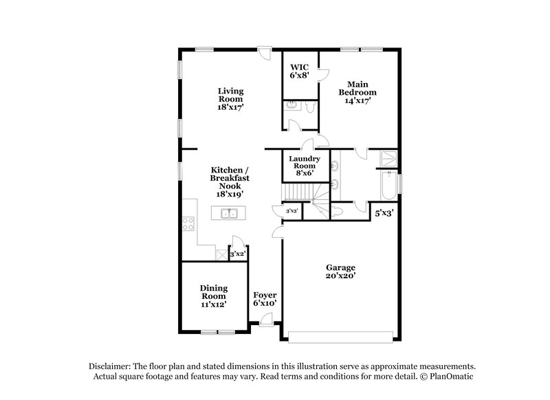 2,350/Mo, 3005 Sipes Pl Indian Trail, NC 28079 Floorplan View