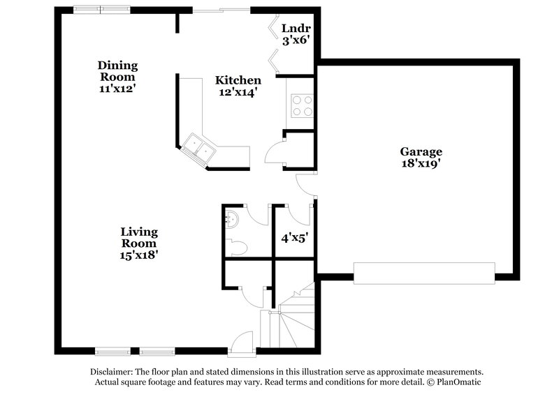 1,895/Mo, 4804 Canipe Dr Charlotte, NC 28269 Floor Plan View