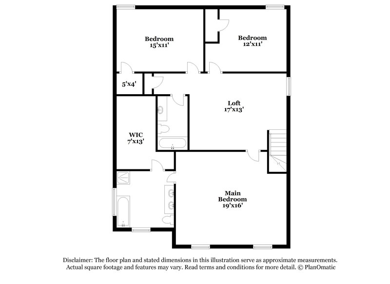 1,980/Mo, 9220 Newfield St Charlotte, NC 28216 Floorplan View 2