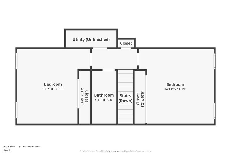 1,925/Mo, 126 Brixham Loop Troutman, NC 28166 Floor Plan View 2
