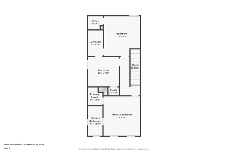 1,905/Mo, 11519 McDunkeld Dr Huntersville, NC 28078 Floor Plan View 2
