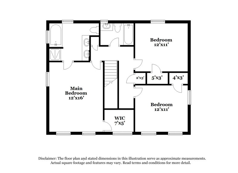 1,850/Mo, 8502 Conner Ridge Ln Charlotte, NC 28269 Floorplan View 2