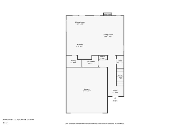 2,415/Mo, 1639 Swallow Tail Dr Belmont, NC 28012 Floor Plan View
