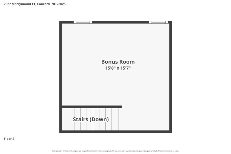 2,140/Mo, 7027 Merrymount Ct Concord, NC 28025 Floor Plan View 2