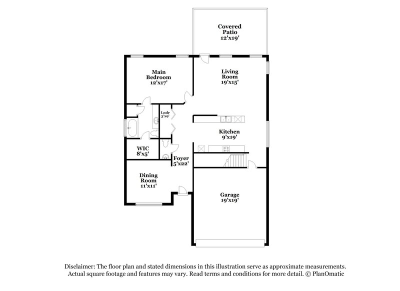 2,105/Mo, 3004 Omaha Dr Monroe, NC 28110 Floorplan View