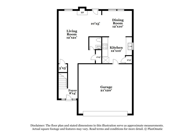 1,760/Mo, 7703 Hidden Creek Dr Charlotte, NC 28214 Floor Plan View