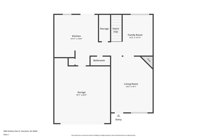 3,610/Mo, 3609 Shallow Oak Ct Charlotte, NC 28269 Floor Plan View