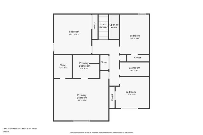3,610/Mo, 3609 Shallow Oak Ct Charlotte, NC 28269 Floor Plan View 2