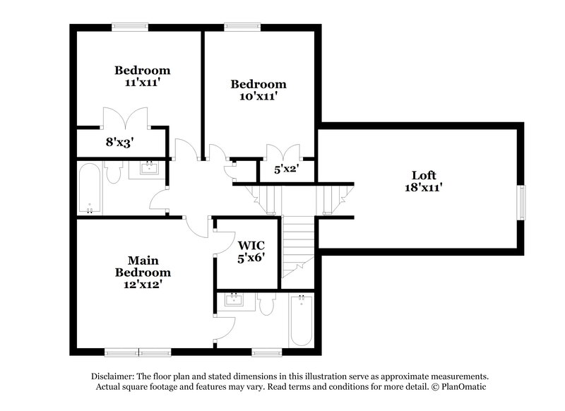 1,760/Mo, 2036 Pimpernel Rd Charlotte, NC 28213 Floor Plan View 2