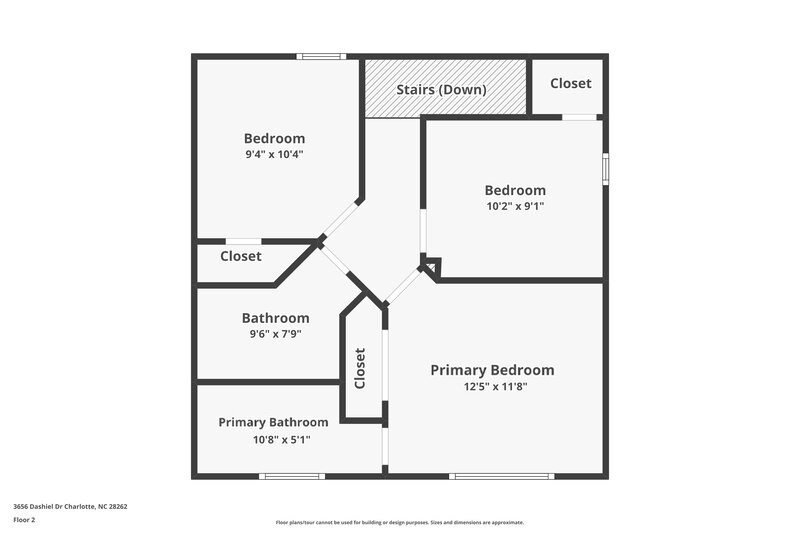 1,770/Mo, 3656 Dashiel Dr Charlotte, NC 28262 Floor Plan View 2
