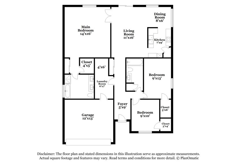2,045/Mo, 5874 Mahogany Pl SW Concord, NC 28025 Floor Plan View