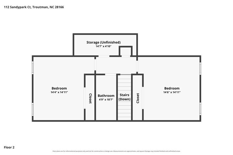1,965/Mo, 112 Sandypark Ct Troutman, NC 28166 Floor Plan View 2