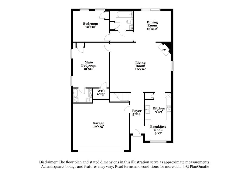 2,320/Mo, 5712 Falls Ridge Ln Charlotte, NC 28269 Floor Plan View