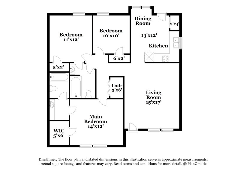 1,675/Mo, 69 Wilshire Ave SW Concord, NC 28025 Floor Plan View