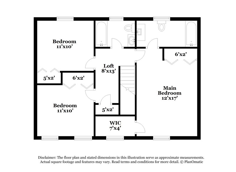 2,610/Mo, 2416 Haybrook Ln Charlotte, NC 28262 Floor Plan View 2