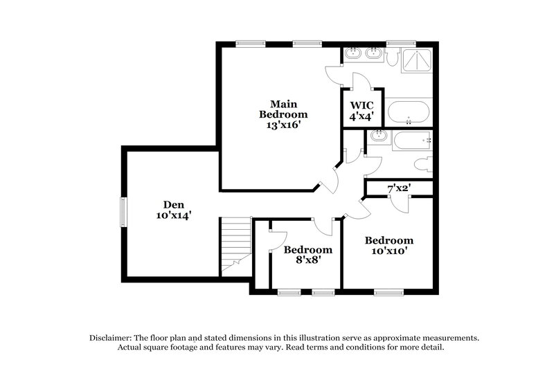 1,955/Mo, 11338 Northwoods Forest Dr Charlotte, NC 28214 Floor Plan View 2