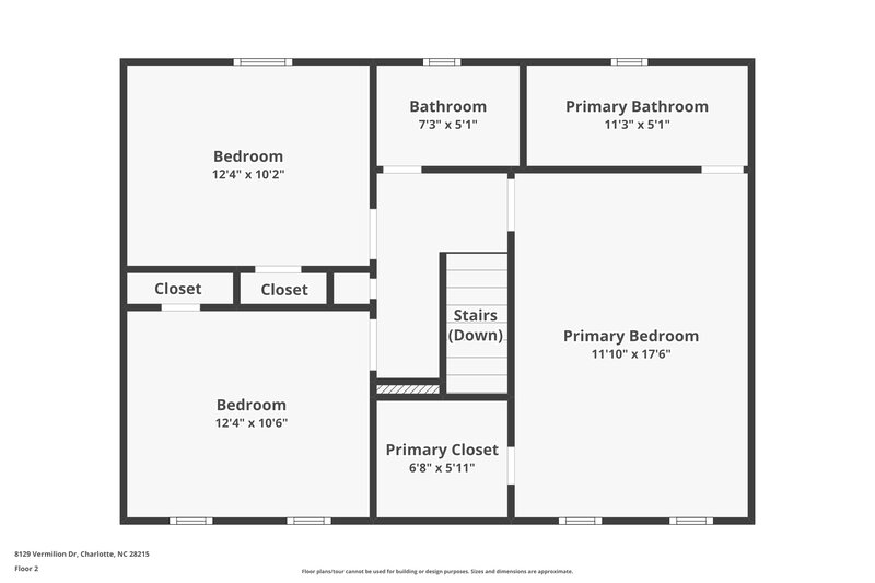 1,890/Mo, 8129 Vermilion Dr Charlotte, NC 28215 Floor Plan View 2