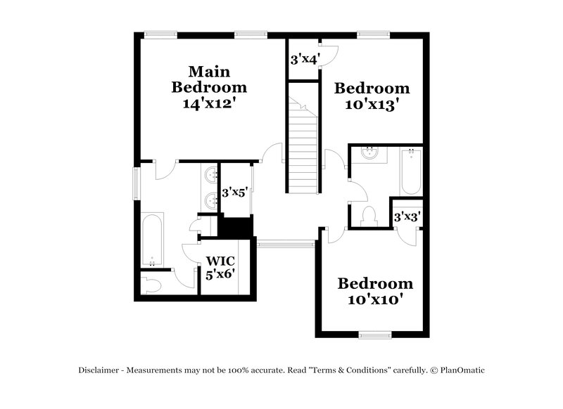 2,520/Mo, 1405 Braveheart Ln Charlotte, NC 28216 Floor Plan View 2