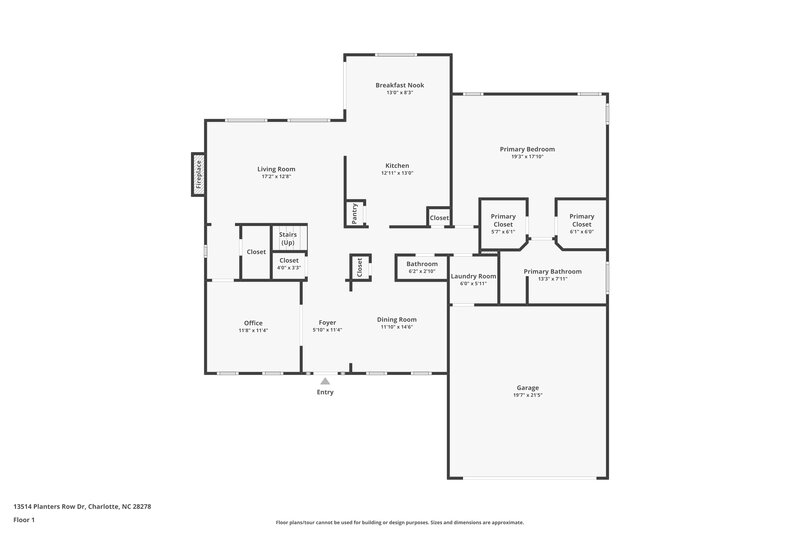 0/Mo, 13514 Planters Row Dr Charlotte, NC 28278 Floor Plan View