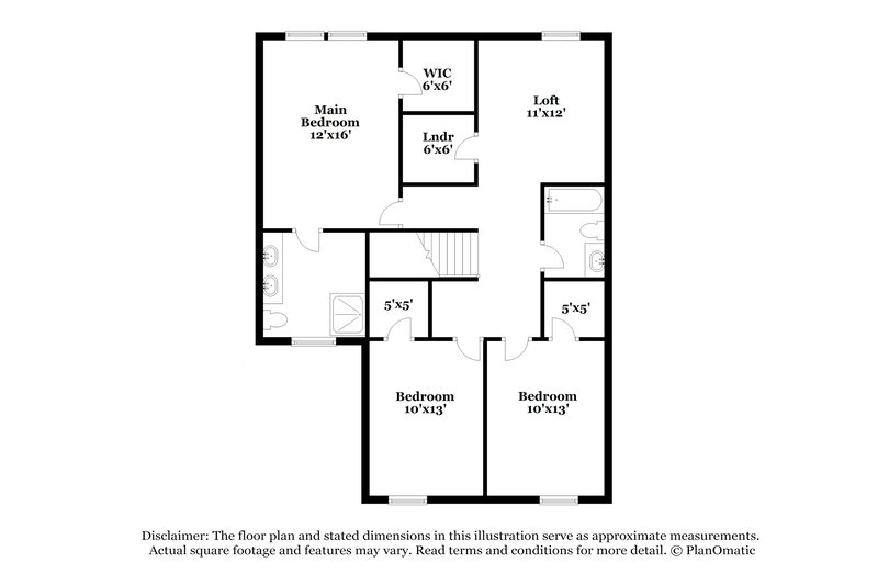 1,960/Mo, 9214 Cotton Gum Rd Charlotte, NC 28227 Floor Plan View 2