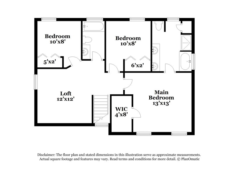 1,925/Mo, 6822 Chieftain Dr Charlotte, NC 28216 Floor Plan View 2