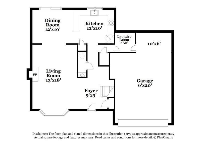 2,160/Mo, 6003 Creekview Ct Harrisburg, NC 28075 Floor Plan V View