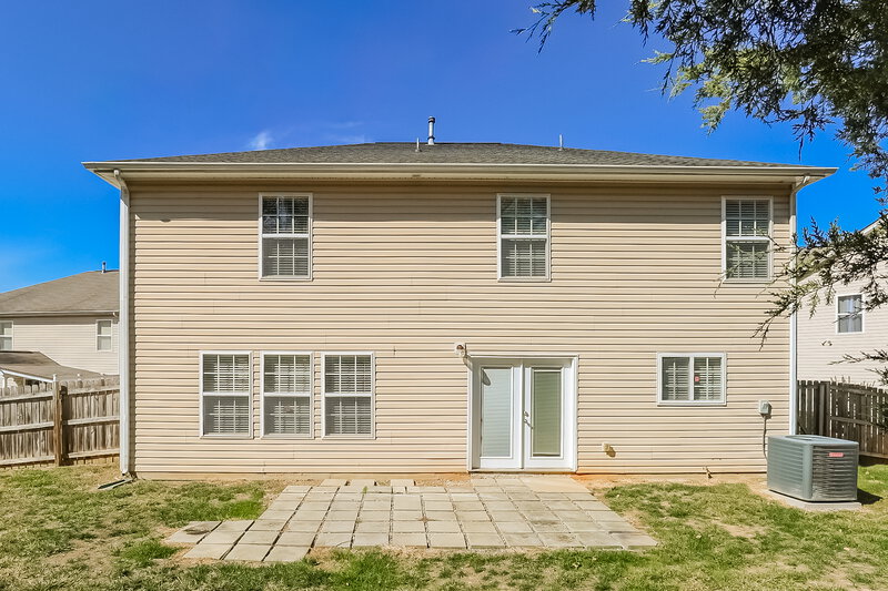 2,150/Mo, 1115 Jade Glen Dr Charlotte, NC 28262 Rear View