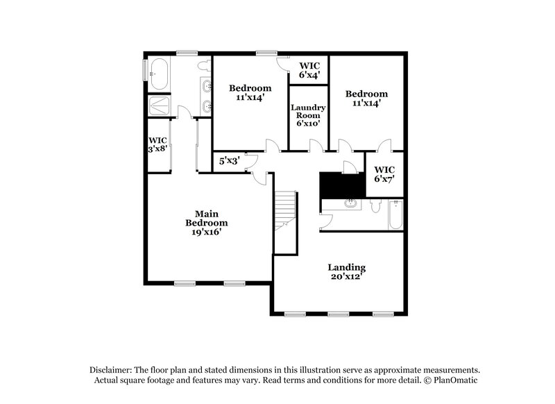 2,440/Mo, 2739 Highland Park Dr Charlotte, NC 28269 Floorplan View 2