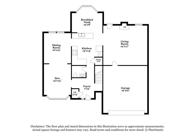 2,520/Mo, 8910 Woodland Hills Rd Charlotte, NC 28269 Floorplan View